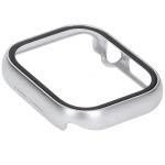 Carcasa cu protectie ecran din sticla securizata BizonMobile compatibila cu Apple Watch 10 / 11 46mm, Silver 8 - lerato.ro