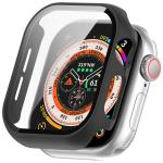 Carcasa cu protectie ecran din sticla securizata BizonMobile compatibila cu Apple Watch 10 / 11 42mm, Negru 2 - lerato.ro