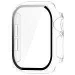 Carcasa cu protectie ecran din sticla securizata BizonMobile compatibila cu Apple Watch 10 / 11 42mm, Transparent 4 - lerato.ro