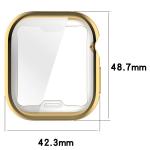Carcasa cu protectie ecran BizonMobile Felipe compatibila cu Apple Watch 10 / 11 46mm, Gold 3 - lerato.ro