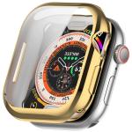 Carcasa cu protectie ecran BizonMobile Felipe compatibila cu Apple Watch 10 / 11 46mm, Gold 2 - lerato.ro
