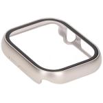 Carcasa cu protectie ecran din sticla securizata BizonMobile compatibila cu Apple Watch 10 / 11 46mm, Champagne 8 - lerato.ro