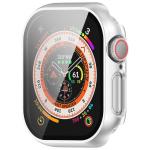 Carcasa cu protectie ecran din sticla securizata BizonMobile compatibila cu Apple Watch 10 / 11 42mm, Silver 6 - lerato.ro