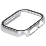 Carcasa cu protectie ecran din sticla securizata BizonMobile compatibila cu Apple Watch 10 / 11 42mm, Silver 7 - lerato.ro