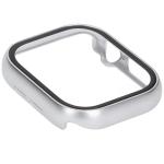 Carcasa cu protectie ecran din sticla securizata BizonMobile compatibila cu Apple Watch 10 / 11 42mm, Silver 8 - lerato.ro