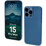 Carcasa Bizon Shell compatibila cu iPhone 15 Pro Max, Albastru 3 - lerato.ro
