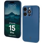 Carcasa Bizon Shell compatibila cu iPhone 15 Pro, Albastru 3 - lerato.ro