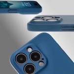 Carcasa Bizon Shell compatibila cu iPhone 15 Pro, Albastru 5 - lerato.ro