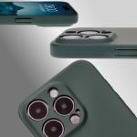 Carcasa Bizon Shell compatibila cu iPhone 15 Pro, Verde 5 - lerato.ro