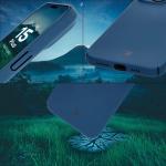 Carcasa Bizon Shell compatibila cu iPhone 15 Plus, Albastru 6 - lerato.ro