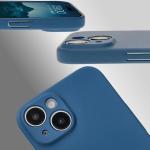 Carcasa Bizon Shell compatibila cu iPhone 15, Albastru 5 - lerato.ro