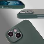Carcasa Bizon Shell compatibila cu iPhone 15, Verde 5 - lerato.ro