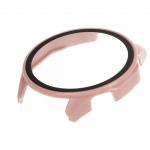 Carcasa cu protectie ecran din sticla securizata BizonMobile compatibila cu Huawei Watch GT 4 46 mm, Roz 3 - lerato.ro