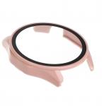 Carcasa cu protectie ecran din sticla securizata BizonMobile compatibila cu Huawei Watch GT 4 46 mm, Roz 4 - lerato.ro