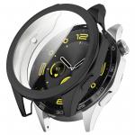 Carcasa cu protectie ecran BizonMobile Felipe compatibila cu Huawei Watch GT 4 46 mm, Negru 2 - lerato.ro