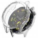 Carcasa cu protectie ecran BizonMobile Felipe compatibila cu Huawei Watch GT 4 46 mm, Transparent 2 - lerato.ro