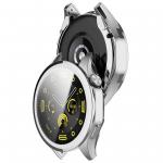 Carcasa cu protectie ecran BizonMobile Felipe compatibila cu Huawei Watch GT 4 46 mm, Silver 8 - lerato.ro