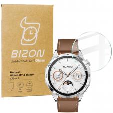Gadgeturi, Folie sticla securizata Bizon Glass Watch Clear compatibila cu Huawei Watch GT 4 46mm, Transparent, lerato.ro