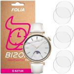 Set 6 folii de protectie Bizon HydroFlex compatibile cu Huawei Watch GT 4 41mm, Transparent 2 - lerato.ro