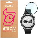 Folie sticla hibrid Bizon Glass Watch Edge Hybrid compatibila cu Xiaomi Watch S4 47 mm, Negru 2 - lerato.ro