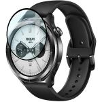 Folie sticla hibrid Bizon Glass Watch Edge Hybrid compatibila cu Xiaomi Watch S4 47 mm, Negru 4 - lerato.ro