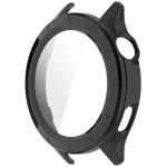 Carcasa cu protectie ecran din sticla securizata BizonMobile compatibila cu Xiaomi Watch S4 47mm, Negru 4 - lerato.ro