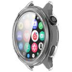 Carcasa cu protectie ecran din sticla securizata BizonMobile compatibila cu Xiaomi Watch S4 47mm, Transparent 6 - lerato.ro
