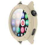 Carcasa cu protectie ecran din sticla securizata BizonMobile compatibila cu Xiaomi Watch S4 47mm, Bej 6 - lerato.ro