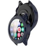 Carcasa cu protectie ecran din sticla securizata BizonMobile compatibila cu Xiaomi Watch S4 47mm, Dark Blue 5 - lerato.ro