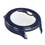 Carcasa cu protectie ecran din sticla securizata BizonMobile compatibila cu Xiaomi Watch S4 47mm, Dark Blue 8 - lerato.ro