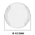 Carcasa cu protectie ecran BizonMobile Felipe compatibila cu Xiaomi Watch S4 41mm, Transparent 3 - lerato.ro