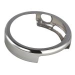 Carcasa cu protectie ecran BizonMobile Felipe compatibila cu Xiaomi Watch S4 41mm, Silver 6 - lerato.ro