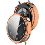 Carcasa cu protectie ecran BizonMobile Felipe compatibila cu Xiaomi Watch S4 41mm, Rose Gold 8 - lerato.ro