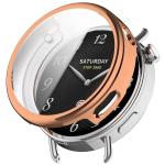 Carcasa cu protectie ecran BizonMobile Felipe compatibila cu Xiaomi Watch S4 41mm, Rose Gold 2 - lerato.ro