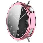 Carcasa cu protectie ecran BizonMobile Felipe compatibila cu Xiaomi Watch S4 41mm, Roz 9 - lerato.ro