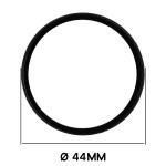 Carcasa cu protectie ecran din sticla securizata BizonMobile compatibila cu Xiaomi Watch S4 41mm, Negru 3 - lerato.ro