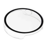 Carcasa cu protectie ecran din sticla securizata BizonMobile compatibila cu Xiaomi Watch S4 41mm, Transparent 9 - lerato.ro