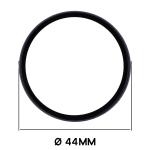 Carcasa cu protectie ecran din sticla securizata BizonMobile compatibila cu Xiaomi Watch S4 41mm, Dark Blue 3 - lerato.ro