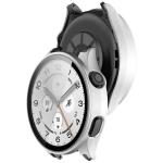 Carcasa cu protectie ecran BizonMobile Adamo compatibila cu Xiaomi Watch 5, Satin SIlver 5 - lerato.ro