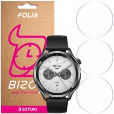 Set 3 folii de protectie Bizon HydroFlex compatibile cu Xiaomi Watch S4 41mm, Transparent