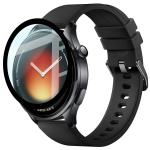 Folie sticla hibrid Bizon Glass Watch Edge Hybrid compatibila cu Xiaomi Watch 5, Negru 4 - lerato.ro