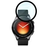 Folie sticla hibrid Bizon Glass Watch Edge Hybrid compatibila cu Xiaomi Watch 5, Negru 6 - lerato.ro