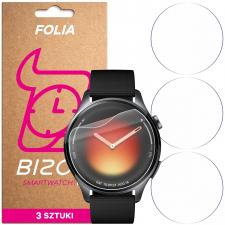 Accesorii Xiaomi Watch 5, Set 3 folii de protectie Bizon HydroFlex compatibile cu Xiaomi Watch 5, Transparent, lerato.ro