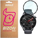 Folie sticla hibrid Bizon Glass Watch Edge Hybrid compatibila cu Xiaomi Watch S5 46 mm, Negru 2 - lerato.ro