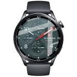 Folie sticla hibrid Bizon Glass Watch Edge Hybrid compatibila cu Xiaomi Watch S5 46 mm, Negru 3 - lerato.ro