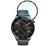 Folie sticla hibrid Bizon Glass Watch Edge Hybrid compatibila cu Xiaomi Watch S5 46 mm, Negru 5 - lerato.ro