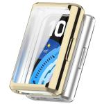 Carcasa cu protectie ecran BizonMobile Felipe compatibila cu Huawei Band 11 Pro, Gold 2 - lerato.ro