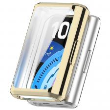 Accesorii bratara fitness, Carcasa cu protectie ecran BizonMobile Felipe compatibila cu Huawei Band 11 Pro, Gold, lerato.ro