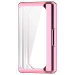 Carcasa cu protectie ecran BizonMobile Felipe compatibila cu Huawei Band 11 Pro, Roz 4 - lerato.ro