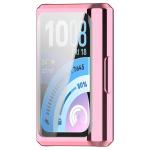 Carcasa cu protectie ecran BizonMobile Felipe compatibila cu Huawei Band 11 Pro, Roz 8 - lerato.ro